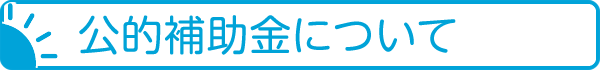 公的補助金について